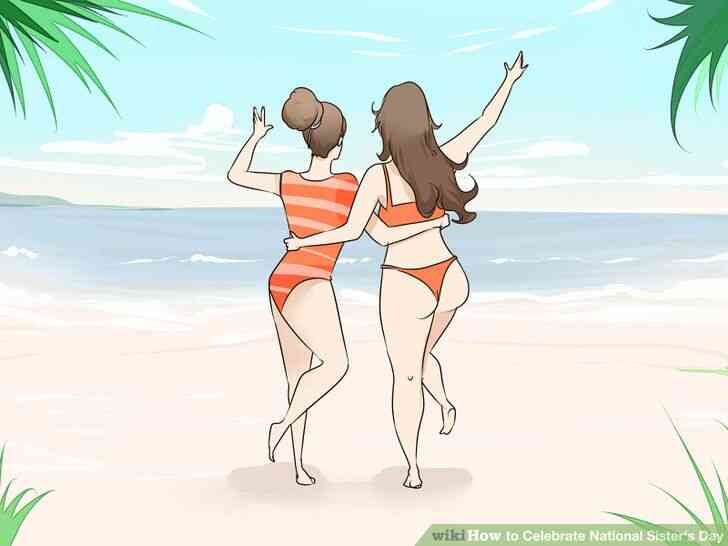 Image intitulée célébrera la Sœur du Jour de l